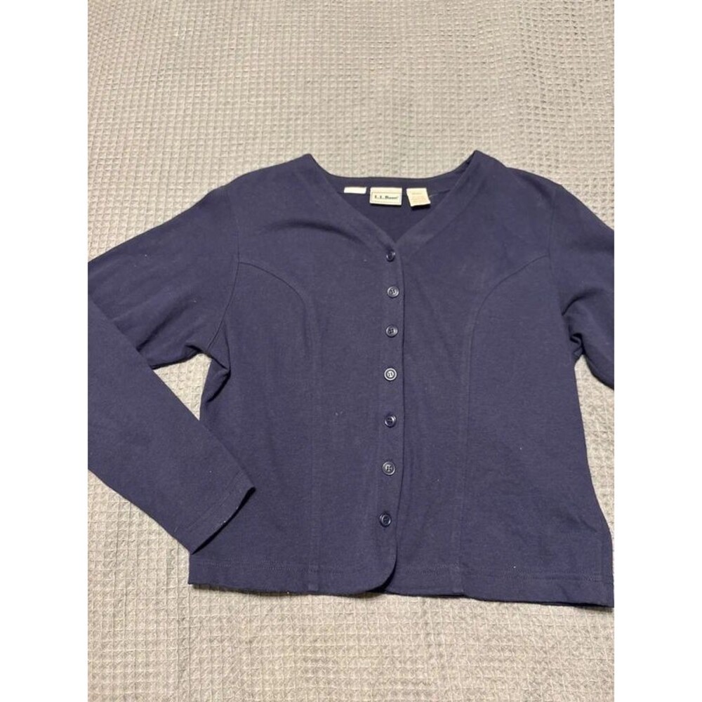 L.L. Bean Cardigan Size Small 100% Cotton